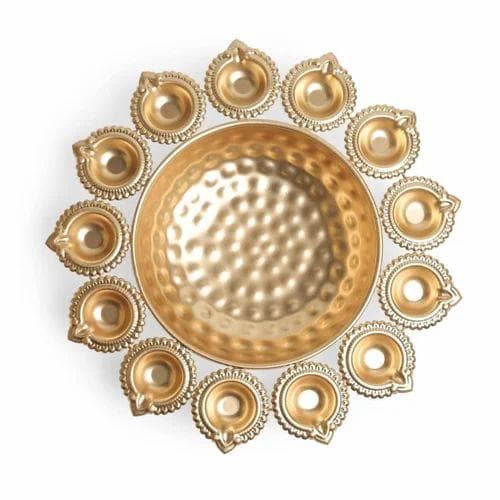 Hand-Hammered Brass Urli
